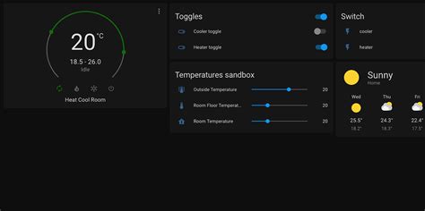 extendedmenu thermostat: widget_type: <b>climate</b> title: Thermostat step: 0. . Home assistant create climate entity
